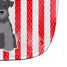 Load image into Gallery viewer, Patriotic USA Miniature Schanuzer Black Silver Baby Bib BB3047BIB