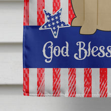 Load image into Gallery viewer, Patriotic USA Yellow Labrador Flag Canvas House Size BB3050CHF