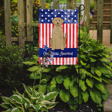 Load image into Gallery viewer, Patriotic USA Yellow Labrador Garden Flag - Outdoor Decorative Yard Flag