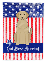 Load image into Gallery viewer, Patriotic USA Yellow Labrador Garden Flag - Outdoor Decorative Yard Flag