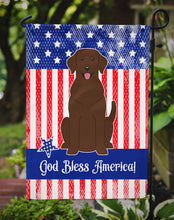 Load image into Gallery viewer, Patriotic USA Chocolate Labrador Garden Flag - Outdoor Decorative Yard Flag