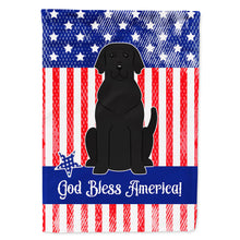 Load image into Gallery viewer, Patriotic USA Black Labrador Flag Canvas House Size BB3052CHF