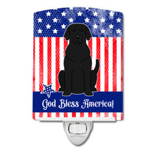 Load image into Gallery viewer, Patriotic USA Black Labrador Ceramic Night Light BB3052CNL