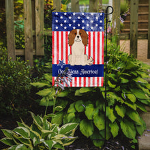 Load image into Gallery viewer, Patriotic USA Cavalier Spaniel Garden Flag - Outdoor Decorative Yard Flag