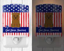 Load image into Gallery viewer, Patriotic USA Glen of Imal Tan Ceramic Night Light BB3055CNL