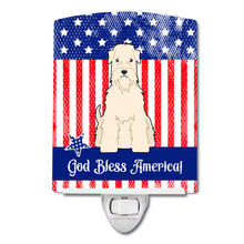Load image into Gallery viewer, Patriotic USA Soft Coated Wheaten Terrier Ceramic Night Light BB3056CNL