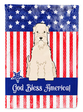 Load image into Gallery viewer, Patriotic USA Soft Coated Wheaten Terrier Garden Flag - Outdoor Decorative Yard Flag BB3056GF
