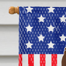 Load image into Gallery viewer, Patriotic USA Irish Water Spaniel Flag Canvas House Size BB3058CHF