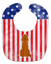 Load image into Gallery viewer, Patriotic USA Irish Setter Baby Bib BB3059BIB