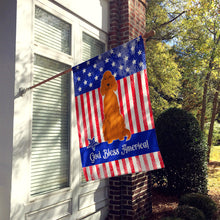 Load image into Gallery viewer, Patriotic USA Irish Setter Flag Canvas House Size BB3059CHF