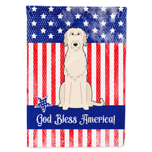 Load image into Gallery viewer, Patriotic USA Irish Wolfhound Flag Canvas House Size BB3060CHF
