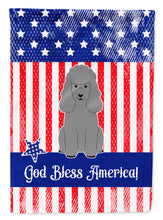 Load image into Gallery viewer, Patriotic USA Poodle Silver Garden Flag - Outdoor Decorative Yard Flag