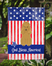 Load image into Gallery viewer, Patriotic USA Poodle Tan Garden Flag - Outdoor Decorative Yard Flag BB3064GF