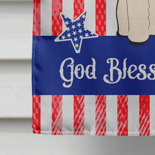 Load image into Gallery viewer, Patriotic USA Poodle White Flag Canvas House Size BB3065CHF