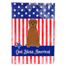 Load image into Gallery viewer, Patriotic USA Dogue de Bourdeaux Flag Canvas House Size BB3068CHF