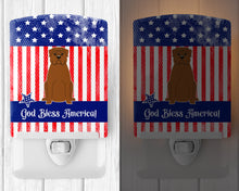 Load image into Gallery viewer, Patriotic USA Dogue de Bourdeaux Ceramic Night Light BB3068CNL