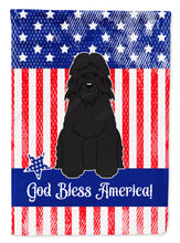 Load image into Gallery viewer, Patriotic USA Bouvier des Flandres Garden Flag - Outdoor Decorative Yard Flag