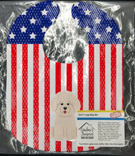 Load image into Gallery viewer, Patriotic USA Bichon Frise Baby Bib BB3070BIB
