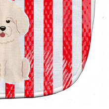 Load image into Gallery viewer, Patriotic USA Bichon Frise Baby Bib BB3070BIB