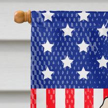 Load image into Gallery viewer, Patriotic USA Bichon Frise Flag Canvas House Size BB3070CHF
