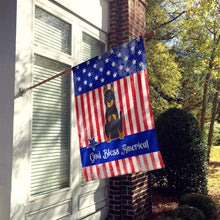 Load image into Gallery viewer, Patriotic USA Beauce Shepherd Dog Flag Canvas House Size