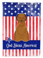 Load image into Gallery viewer, Patriotic USA Briard Brown Garden Flag - Outdoor Decorative Yard Flag BB3077GF