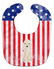 Load image into Gallery viewer, Patriotic USA Bedlington Terrier Sandy Baby Bib BB3086BIB