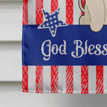 Load image into Gallery viewer, Patriotic USA Bedlington Terrier Sandy Flag Canvas House Size BB3086CHF