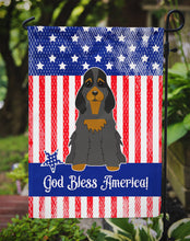 Load image into Gallery viewer, Patriotic USA Cocker Spaniel Black Tan Garden Flag - Outdoor Decorative Yard Flag