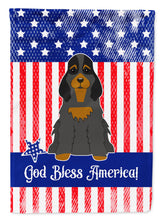 Load image into Gallery viewer, Patriotic USA Cocker Spaniel Black Tan Garden Flag - Outdoor Decorative Yard Flag