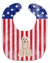 Load image into Gallery viewer, Patriotic USA Cocker Spaniel Buff Baby Bib BB3089BIB