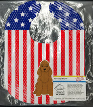 Load image into Gallery viewer, Patriotic USA Cocker Spaniel Red Baby Bib BB3090BIB