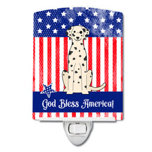 Load image into Gallery viewer, Patriotic USA Dalmatian Ceramic Night Light BB3092CNL