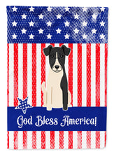 Load image into Gallery viewer, Patriotic USA Smooth Fox Terrier Garden Flag - Outdoor Decorative Yard Flag