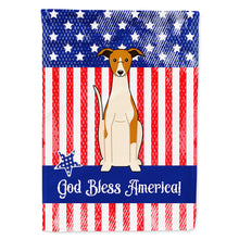 Load image into Gallery viewer, Patriotic USA Whippet Flag Canvas House Size BB3094CHF