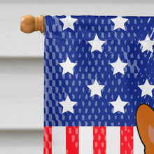 Load image into Gallery viewer, Patriotic USA Corgi Flag Canvas House Size BB3095CHF