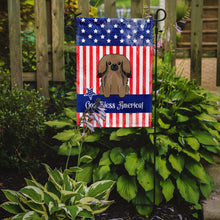 Load image into Gallery viewer, Patriotic USA Pekingnese Tan Garden Flag - Outdoor Decorative Yard Flag