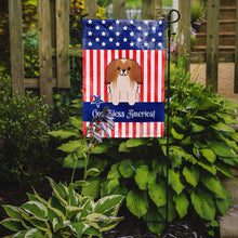 Load image into Gallery viewer, Patriotic USA Pekingnese Red White Garden Flag - Outdoor Decorative Yard Flag BB3098GF
