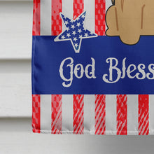 Load image into Gallery viewer, Patriotic USA Pekingnese Fawn Sable Flag Canvas House Size