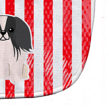 Load image into Gallery viewer, Patriotic USA Pekingnese Black White Baby Bib BB3100BIB