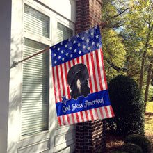 Load image into Gallery viewer, Patriotic USA Pekingnese Black Flag Canvas House Size BB3102CHF
