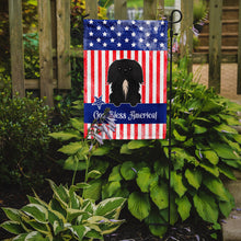 Load image into Gallery viewer, Patriotic USA Pekingnese Black Garden Flag - Outdoor Decorative Yard Flag