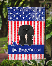 Load image into Gallery viewer, Patriotic USA Pekingnese Black Garden Flag - Outdoor Decorative Yard Flag