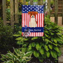 Load image into Gallery viewer, Patriotic USA Jack Russell Terrier Garden Flag - Outdoor Decorative Yard Flag BB3103GF