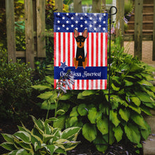 Load image into Gallery viewer, Patriotic USA English Toy Terrier Garden Flag - Outdoor Decorative Yard Flag