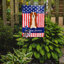 Load image into Gallery viewer, Patriotic USA English Foxhound Garden Flag - Outdoor Decorative Yard Flag