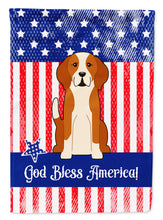 Load image into Gallery viewer, Patriotic USA English Foxhound Garden Flag - Outdoor Decorative Yard Flag