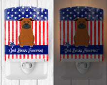 Load image into Gallery viewer, Patriotic USA Chinese Chongqing Dog Ceramic Night Light BB3106CNL