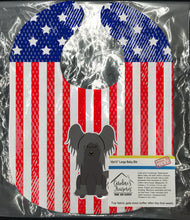 Load image into Gallery viewer, Patriotic USA Chinese Crested Black Baby Bib BB3107BIB