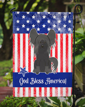 Load image into Gallery viewer, Patriotic USA Chinese Crested Black Garden Flag - Outdoor Decorative Yard Flag BB3107GF